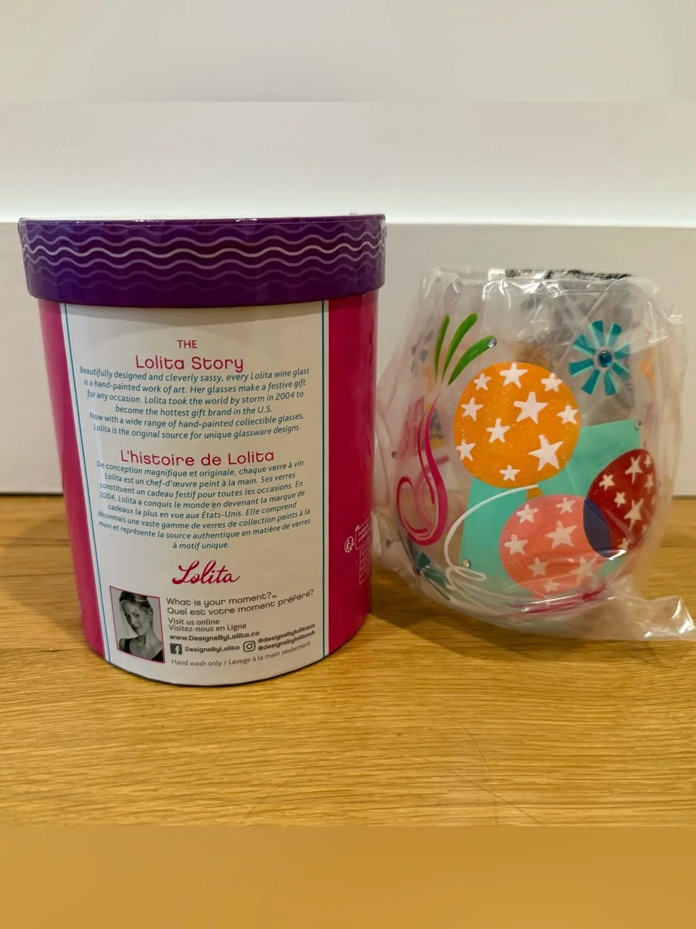 Lolita Celebrate Stemless Wine Glass